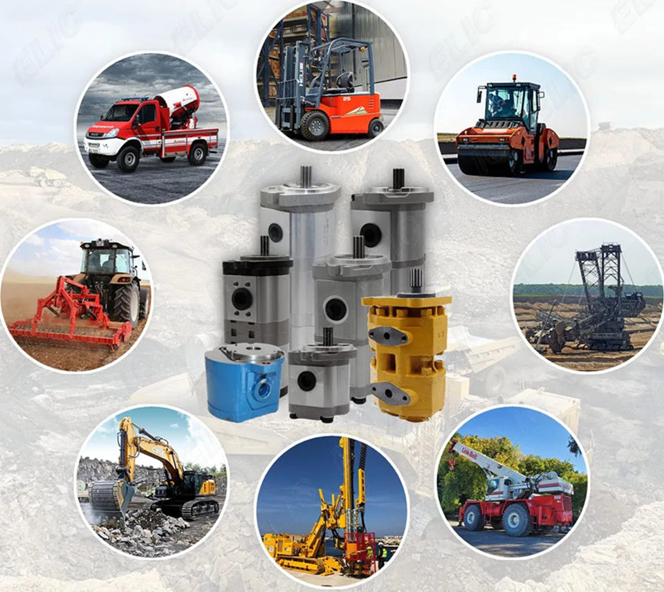 Hydraulic gear pump application scenarios